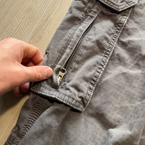 Men's Carhartt Gray Force Tappen Ripstop Cargo Work Utility Pants Sz 36 x 30 - Picture 7 of 8